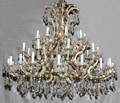MARIA TERESA STYLE THREETIER CRYSTAL CHANDELIER