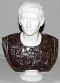 CLASSICAL STYLE MARBLE BUST OF AUGUSTUS