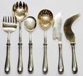 RUSSIAN 875 SILVER SERVING PIECES ST PETERSBURG