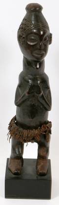 AFRICAN YAKA TRIBE ANCESTOR FIGURE STATUE