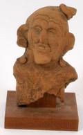 PRECOLUMBIAN STYLE TERRACOTTA MALE BUST