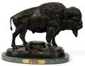 AFTER KAUBA BRONZE SCULPTURE BUFFALO