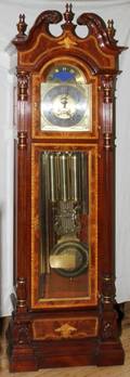 CHARLES SLIGH GRANDFATHER CLOCK MAHOGANY14
