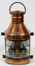 BRITISH MAKE BRASS MASTHEAD OIL LANTERN