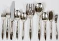 LUNT SUMMER SONG STERLING FLATWARE SET 80 PCS