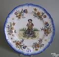 French faience plate