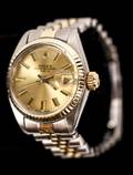 Ladies Oyster Perpetual Rolex Stainless  Gold