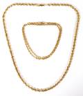 14KT YELLOW GOLD NECKLACES TWO  18