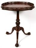 IMPERIAL FURNITURE CHIPPENDALE STYLE TEA TABLE