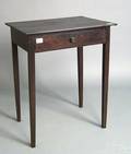 New England Federal mahogany one drawer stand