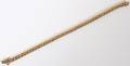 14KT YELLOW GOLD  DIAMOND TENNIS STYLE BRACELET