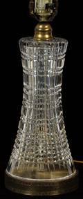 WATERFORD CRYSTAL CUTGLASS TABLE LAMP