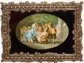 ENGLISH STYLE PRINT ON GLASS BANQUETING CHILDREN