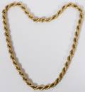 18 KT GOLD NECKLACE WITH WHITE GOLD L 27