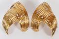 14KT GOLD  DIAMOND EARRINGS PAIR