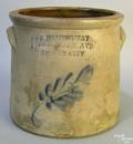 Stoneware 1 12 gallon crock 19th c