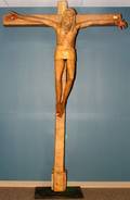 PAPIER MACHE CRUCIFIX