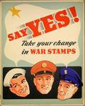 WWII WAR STAMP POSTER C1942