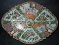 CHINESE ROSE MEDALLION PORCELAIN CENTERPIECE BOWL