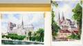 V HENDRICKSON IRVIN WATERCOLORS CHARTRES  DAME