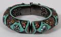 KARL LAGERFELD RHINESTONE ENAMEL BANGLE BRACELET