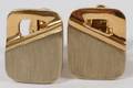 14KT YELLOW GOLD GENTLEMANS CUFFLINKS