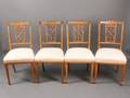 Set of Four Italian Neoclassical Side Chairs