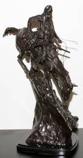 AFTER REMINGTON BRONZE SCULPTURE MOUNTAIN MAN