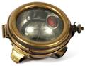 HEADLAMP HOUSING BRASS W GLASS LENS