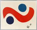 ALEXANDER CALDER LITHOGRAPH 1975 FLYING COLORS