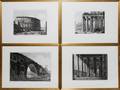 LUIGI ROSSINI ETCHINGS 4 VEDUTE DI ROMA