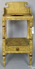 Sheraton painted washstand