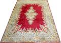 KERMAN PERSIAN ORIENTAL RUG ROSE FIELD
