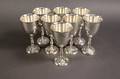 Set of 8 Juvento Lopez Reyes Sterling Goblets