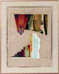 MIXED MEDIA COLLAGE ON PAPER 1970 2484