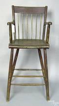 Painted windsor highchair