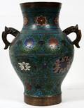 CHINESE CLOISONN VASE 19THC