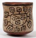 SANTO DOMINGO NATIVE AMERICAN POLY POTTERY CUP
