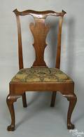 Pennsylvania Queen Anne walnut side chair