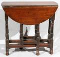 WILLIAM AND MARY ENGLISH OAK TABLE
