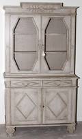 MAURICE REID ANTIQUE GLAZED CHINA CABINET