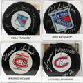 NHL HALL OF FAME AUTOGRAPHED HOCKEY PUCKS 4