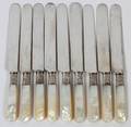 LANDERS FRARYCLARK DINNER KNIVES STERLING BANDS