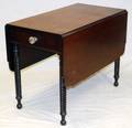 MAHOGANY DROPLEAF TABLE C 1870