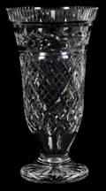 WATERFORD GLANDORE CUT CRYSTAL FLOWER VASE