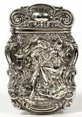 ART NOUVEAU STERLING MATCH SAFE C 1900
