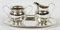 WATSON CO STERLING CREAMER  SUGAR BOWL SET