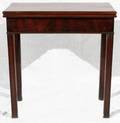GEORGIAN ENGLISH MAHOGANY TEA TABLE C 1760