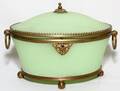 FRENCH OPALINE GLASS BOX C 1900