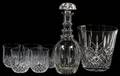 CRYSTAL DECANTER ICE BUCKET TUMBLER SOME WATERFORD